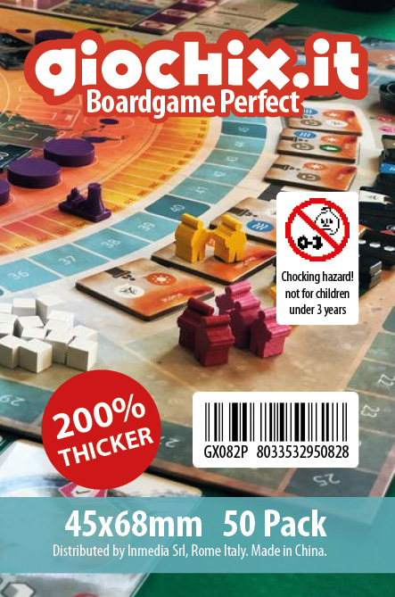 Bustine/Sleeves Strong Giochix 45x68mm
