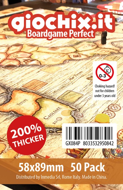 Bustine/Sleeves Strong Giochix 58x89mm