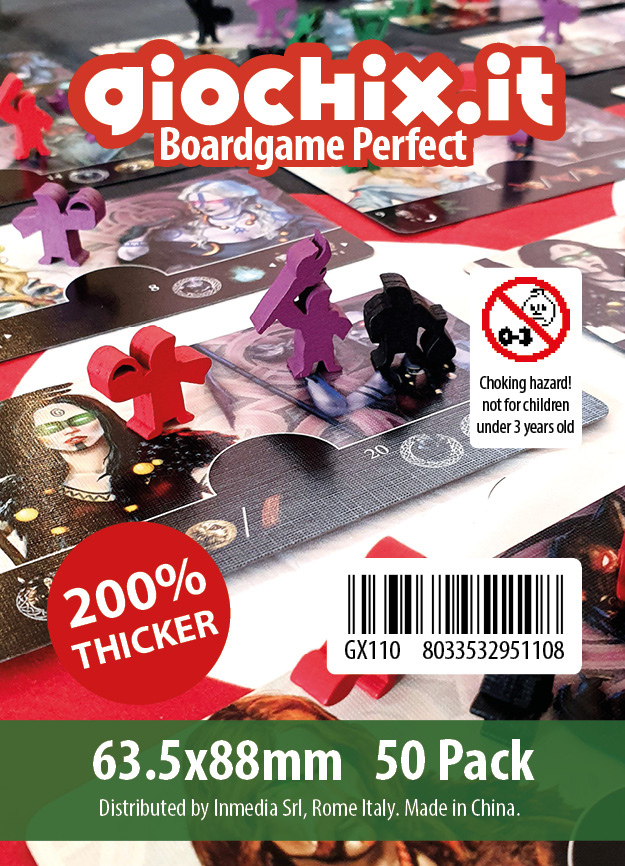 Bustine/Sleeves Strong Giochix 63.5x88mm