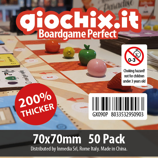 Bustine/Sleeves Strong Giochix 70x70mm