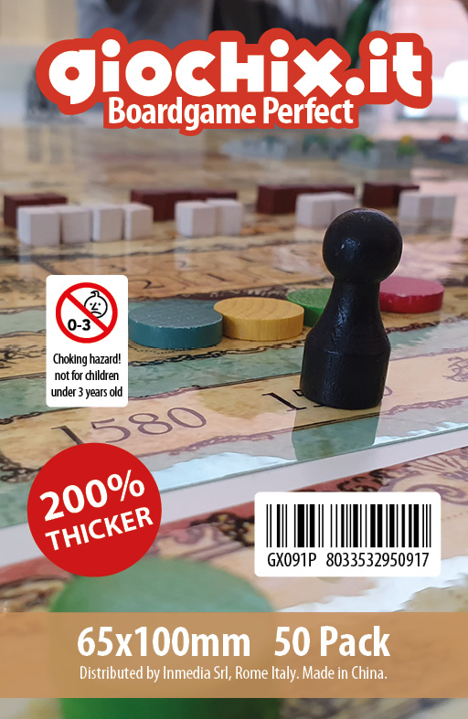 Bustine/Sleeves Strong Giochix 65x100mm