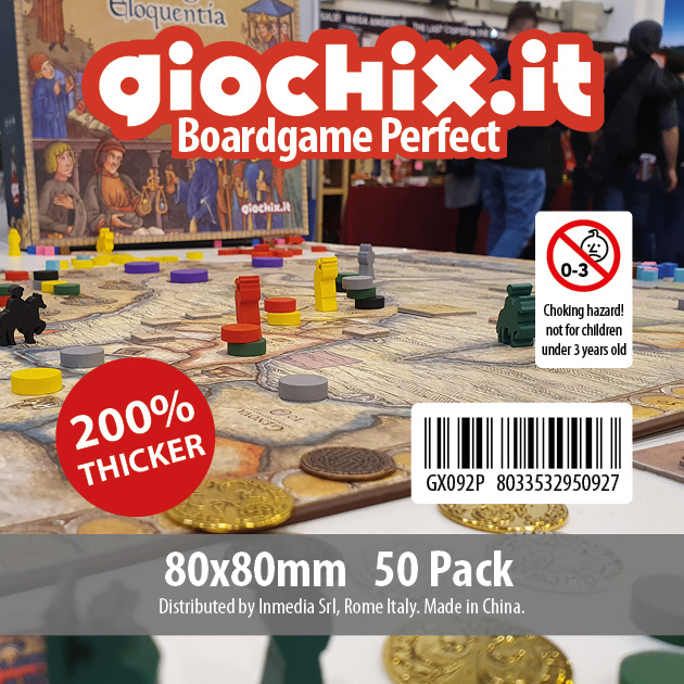 Bustine/Sleeves Strong Giochix 80x80mm