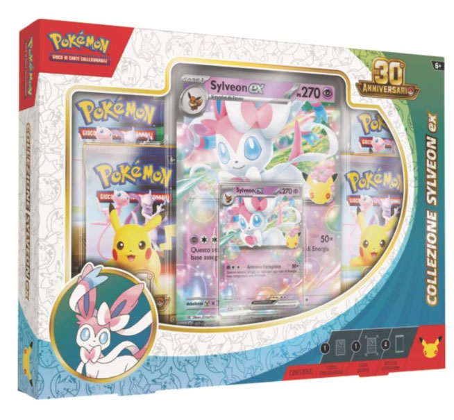 Pokémon 30imo anniversario: collezione Sylveon-ex