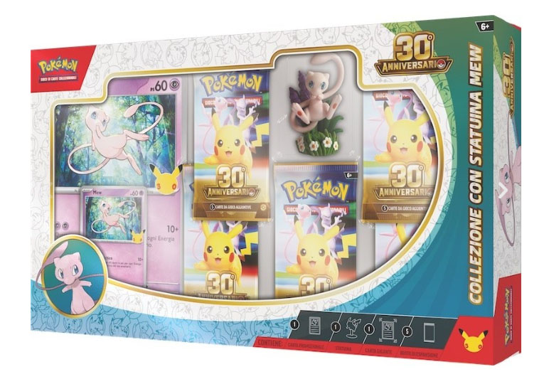 Pokémon 30imo anniversario: figure box Mew